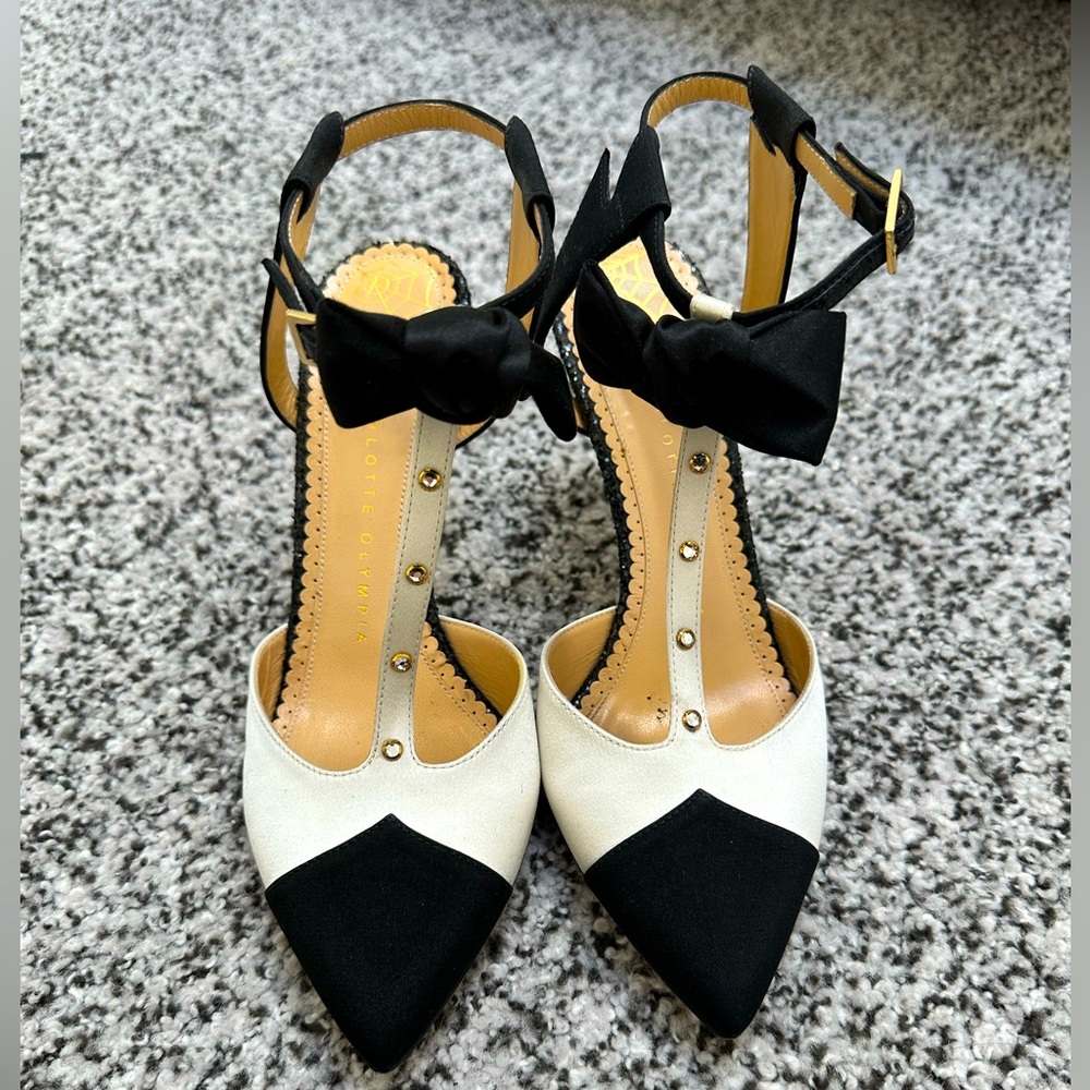 Charlotte Olympia “Black Tie” heels. Size 36